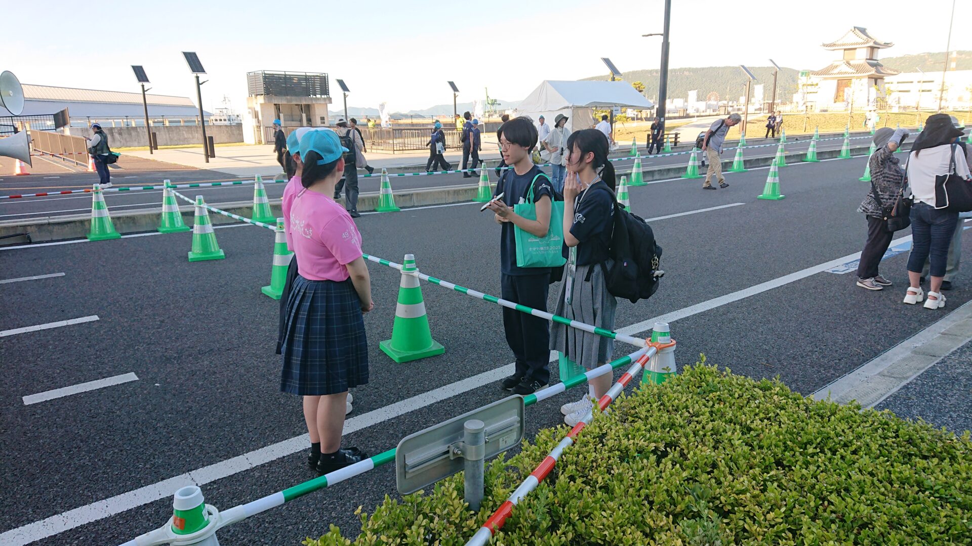 パレード終了後